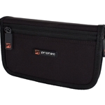 Protec Trumpet Mouthpiece Pouch - Nylon With Zipper Closure, 4-Piece (Black)