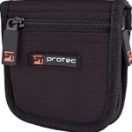 Trumpet Mouthpiece Pouch - Nylon With Zipper Closure, 2-Piece