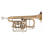 J. Scherzer 8111 Rotary Valve Bb/A Piccolo Trumpet