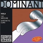 Thomastik Dominant Viola Strings, Synthetic Core 141 - 4/4 Medium, Full Set