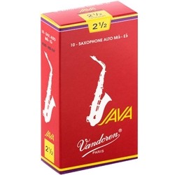 Vandoren Java Red Series Alto Saxophone Reeds (Box of 10)