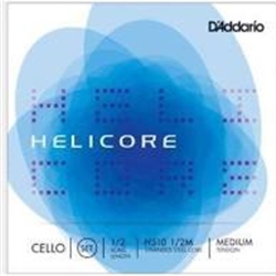 D'Addario Helicore Cello Strings - 4/4 Med., Full Set