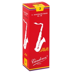 Vandoren Java Red Series Tenor Saxophone Reeds (Box of 5)