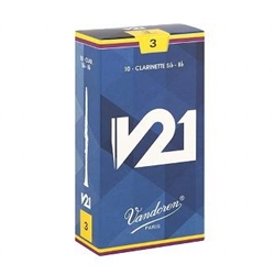 Vandoren V21 Bb Clarinet Reeds (Box of 10)