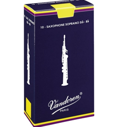 Vandoren Traditional Soprano Saxophone Reeds (Box of 10)