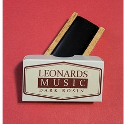 Leonards Music Cello Rosin - Dark